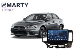 Mitsubishi Lancer 10 (2007-2015) установлена магнитола на Андроиде 