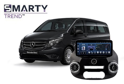 Mercedes-Benz Vito/Metris W447 (2014+) установлена магнитола на Андроиде - 12,3 дюйма глянцевый