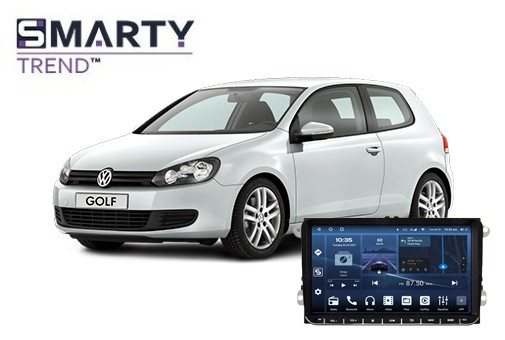 Volkswagen Golf 6 (2008-2016) установленное штатное головное устройство Android