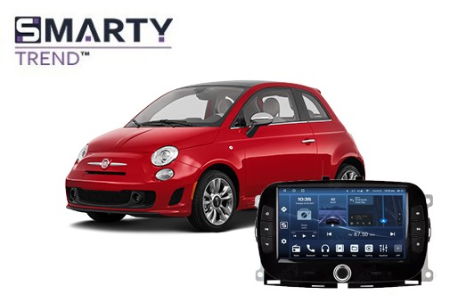 Fiat 500 (2016-2019) установлена магнитола на Андроиде - OEM