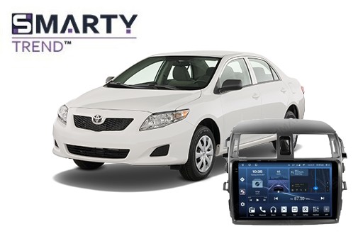 Toyota Corolla E140 (2007-2013) installed Android head unit