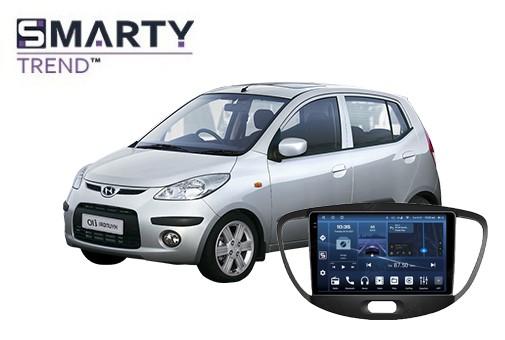 Hyundai i10 (2007-2013) установлена магнитола на Андроиде 