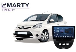 Toyota Aygo (2005-2014) установлена магнитола на Андроиде 