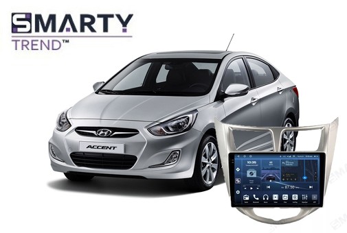Hyundai Accent/Solaris/Verna/i25 (2010-2017) установлена магнитола на Андроиде 