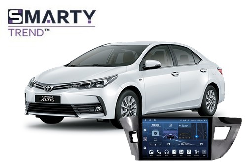 Toyota Corolla E170/E180 (2013-2016) установлена магнитола на Андроиде 