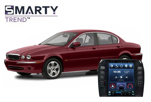 Jaguar X-Type (2002-2009) установлена магнитола на Андроиде