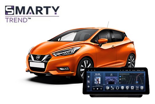 Nissan Micra / Kicks (2016-2023) eingebautes Android Hauptgerät - 12,3 Zoll