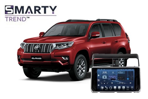 Toyota Land Cruiser Prado 150 (2017-2023) eingebautes Android-Hauptgerät