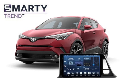 Toyota C-HR (2016-2023) установлена магнитола на Андроиде 