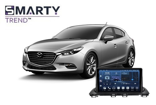 Mazda 3 (2013-2019) Android head unit geïnstalleerd
