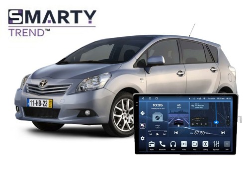 Toyota Verso R20 (2009-2018) установлена магнитола на Андроиде 