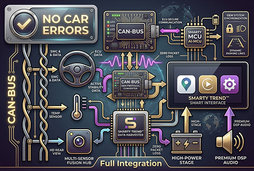 How Android Head Units Connect to CAN-Bus Without Car Errors