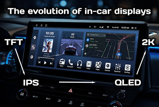 Écrans auto : QLED vs IPS, 2K et la tendance des 12.5 pouces