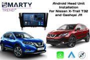Montaż radia Android w Nissan X-Trail T32 i Qashqai J11