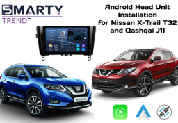 Instalação de multimédia Android no Nissan X-Trail T32 e Qashqai J11
