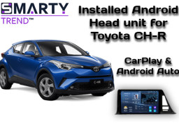 Toyota C-HR (2016-2023) Android 15 Navi Einbauanleitung: 2K QLED SMARTY Trend Head Unit mit CarPlay & OEM-Kamera-Integ