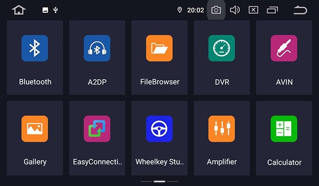 Home screen OEM PX5 units - apps 1