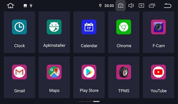 Home screen OEM PX5 units - apps 2